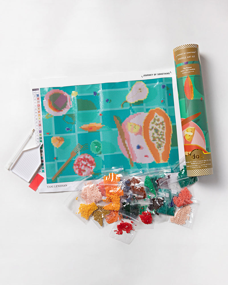 Sparkle Art Kit - The Papaya  Journey of Something