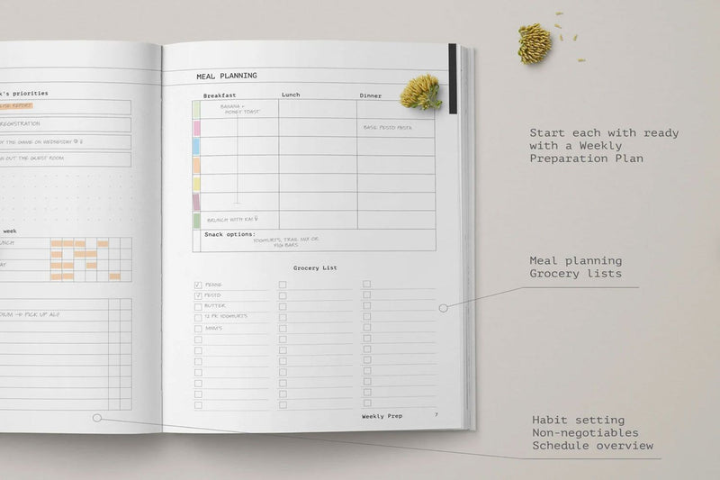 Crafted with ADHD in mind, this planner understands your unique needs. It offers structured routines, goal-setting, and ample space for notes, all expertly designed to suit your cognitive patterns.